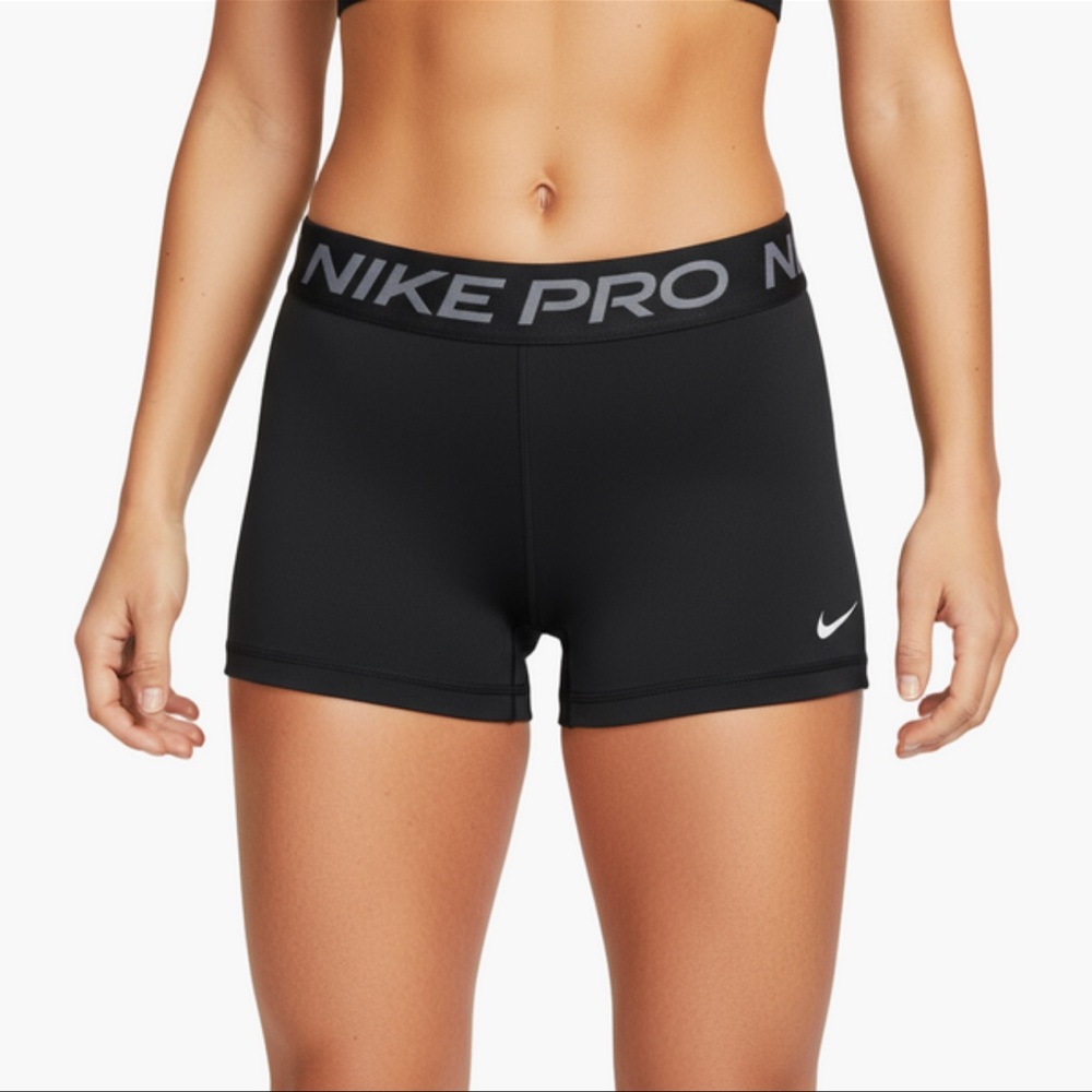 Nike Pro Dri-FIT Black Compression Shorts Women’s Size M